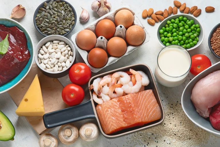 How Long Do Zinc Supplements Take to Work A selection of healthy foods, including those high in zinc.